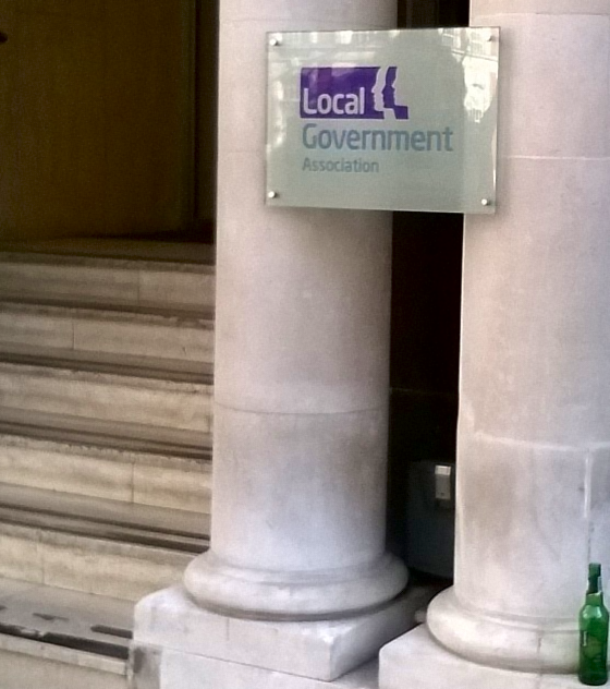 Photo of entrance to Local Government Association offices in London